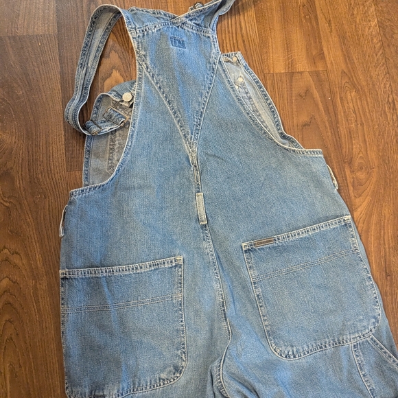 Vintage Calvin Klein Jeans Overalls Women’s Large 31"Inseam Carpenter FLAW Read - Picture 10 of 10
